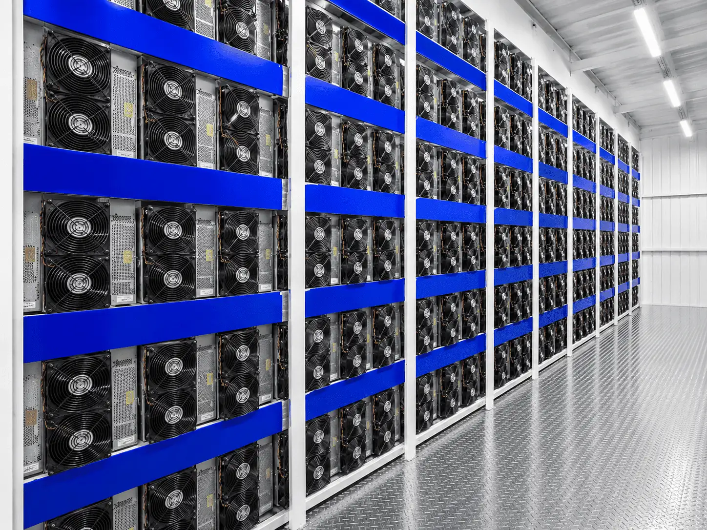 Bitcoin miners at a Hashlabs hosting location in Brazil